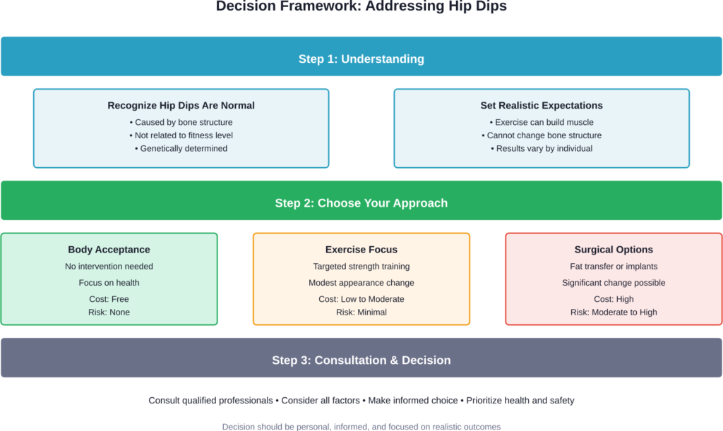 A framework for making informed decisions about whether and how to address hip dips.