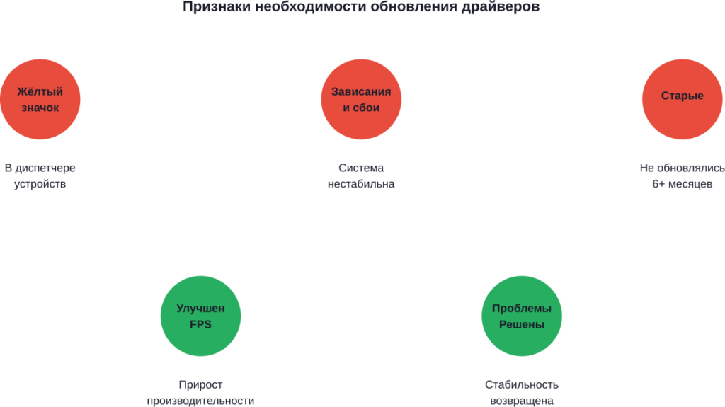 Когда нужно обновлять драйверы: проблемы и преимущества