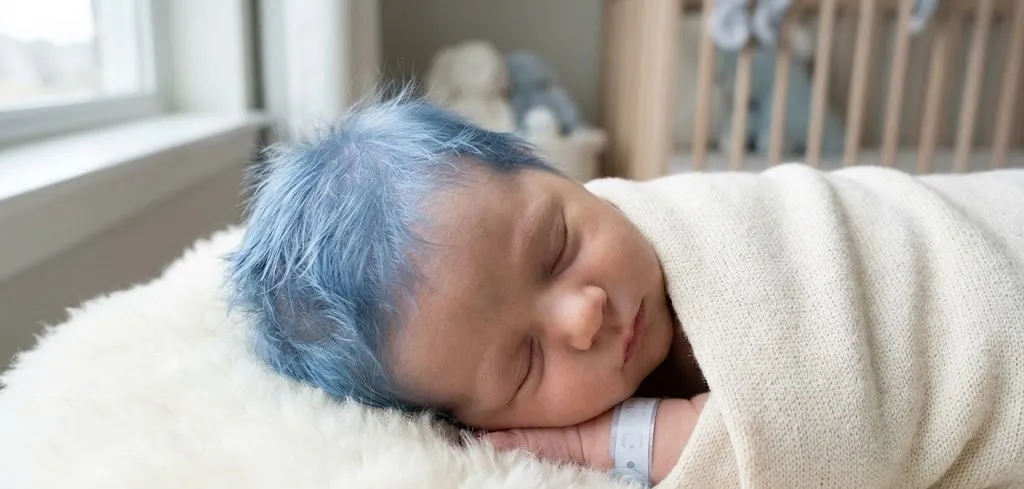 Can You Be Born With Blue Hair? The Science Explained