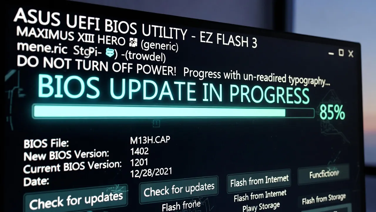 Как обновить BIOS ASUS: пошаговая инструкция