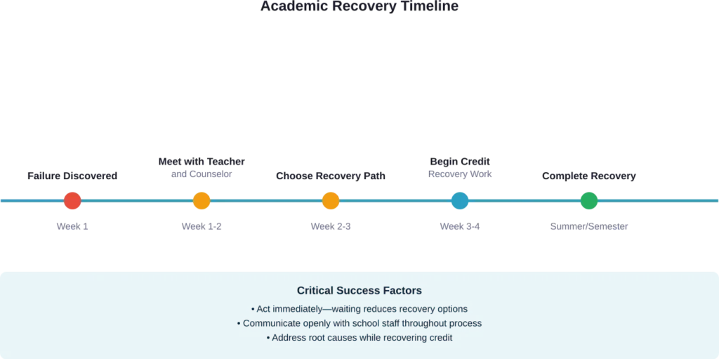 Swift action and clear communication with school staff significantly improve recovery outcomes and minimize long-term academic impact.