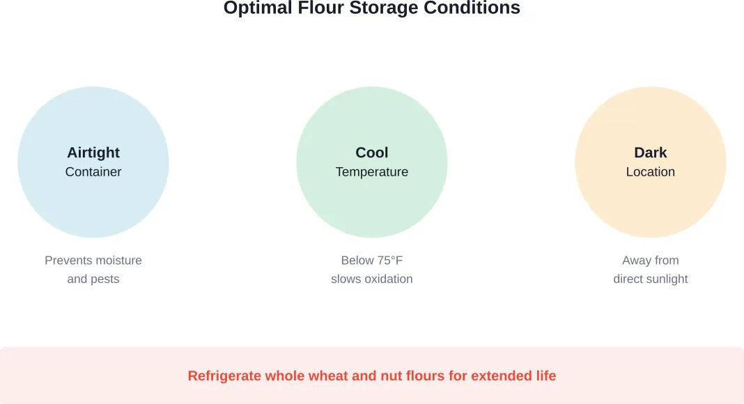 Three critical factors for maximizing flour shelf life, with special storage needed for high-oil varieties