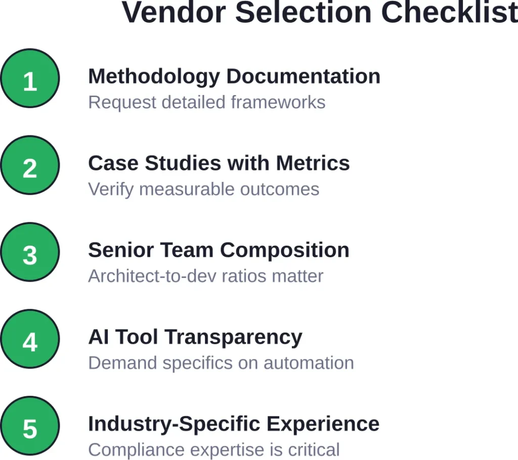 Five essential evaluation criteria when selecting a legacy modernization partner