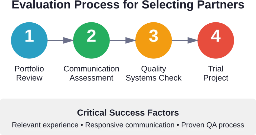 A systematic four-step approach to evaluating architectural outsourcing companies before commitment