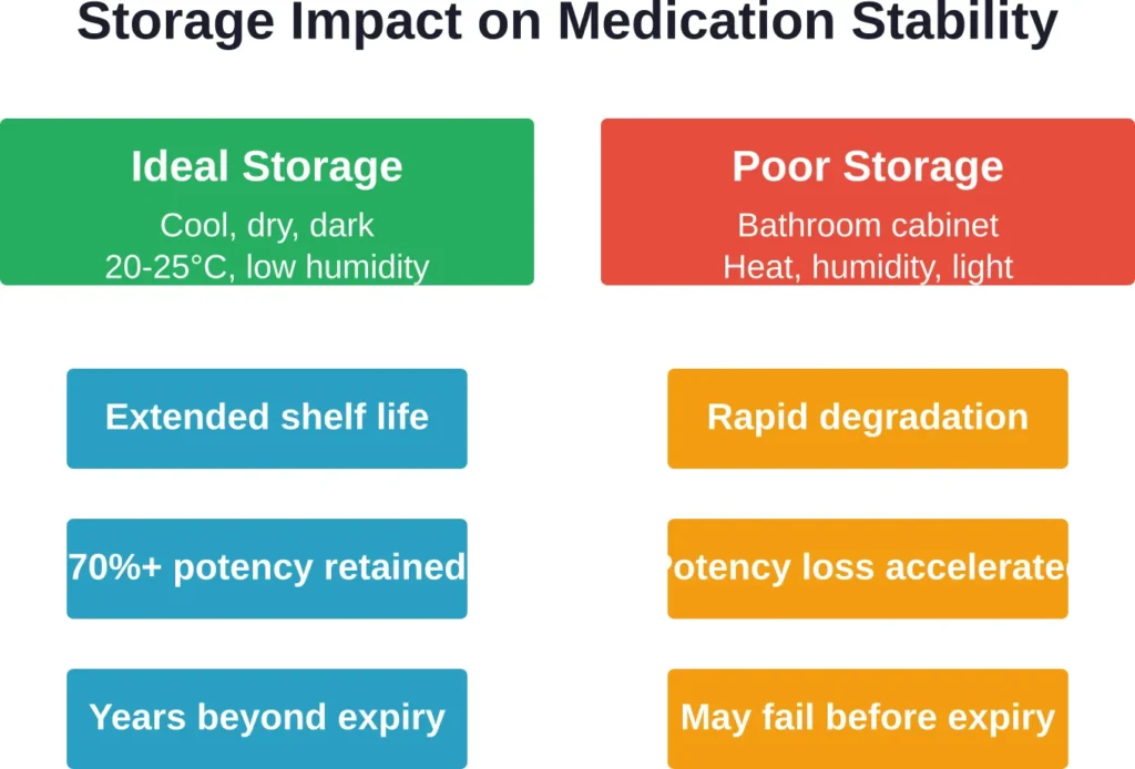 Proper storage conditions dramatically extend medication effectiveness, while poor storage can compromise drugs even before their expiration dates.